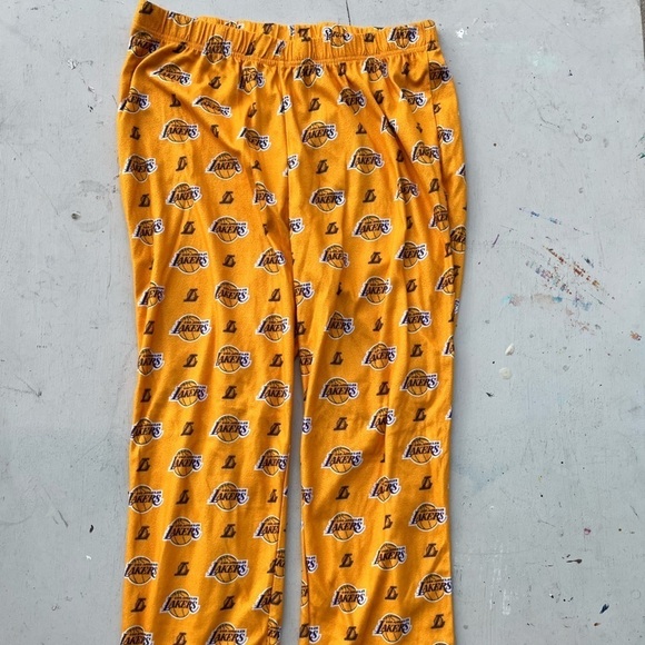 Men's Los Angeles Lakers Sleepwear Pant Multicolor NBA L Basketball Kobe Stretch - Picture 1 of 12